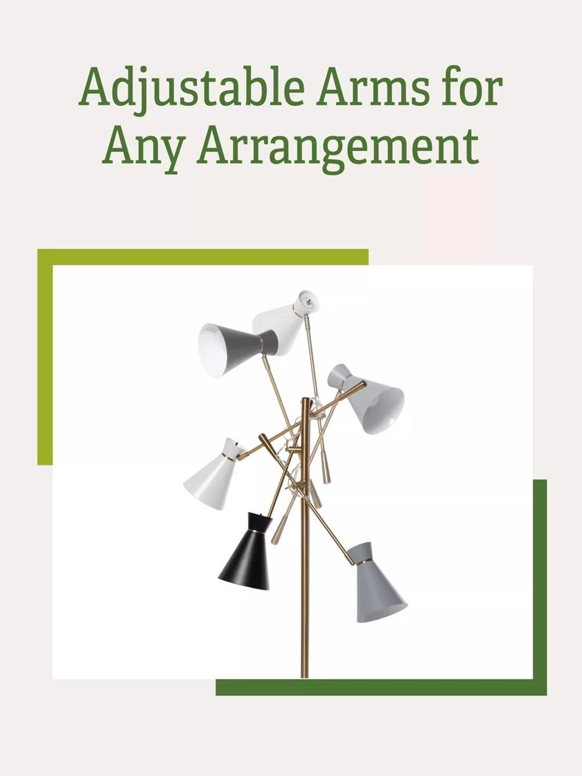 Adjustable 3-Arm Grow Lamp - Image 5