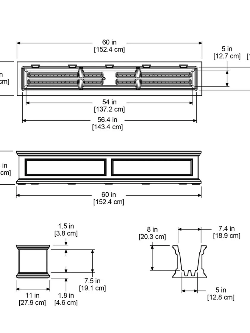 Fairfield Self-Watering Window Box, 5โ - Image 9