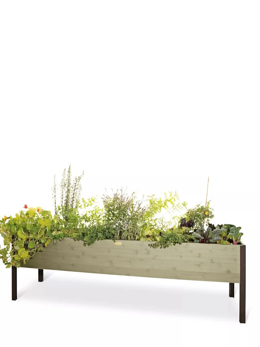 Eco-Stained Elevated Planter Box, 2'x8' - Image 11