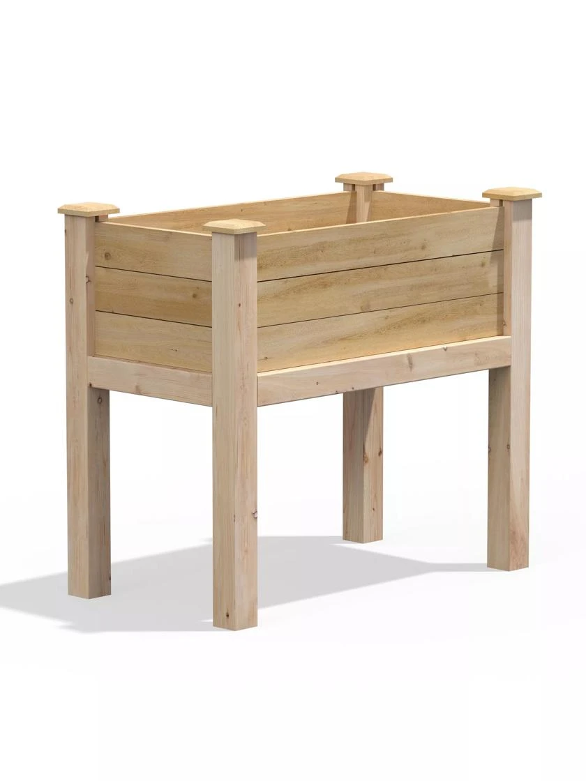 Elevated Cedar Garden Bed, 32" X 16" X 31" - Image 2
