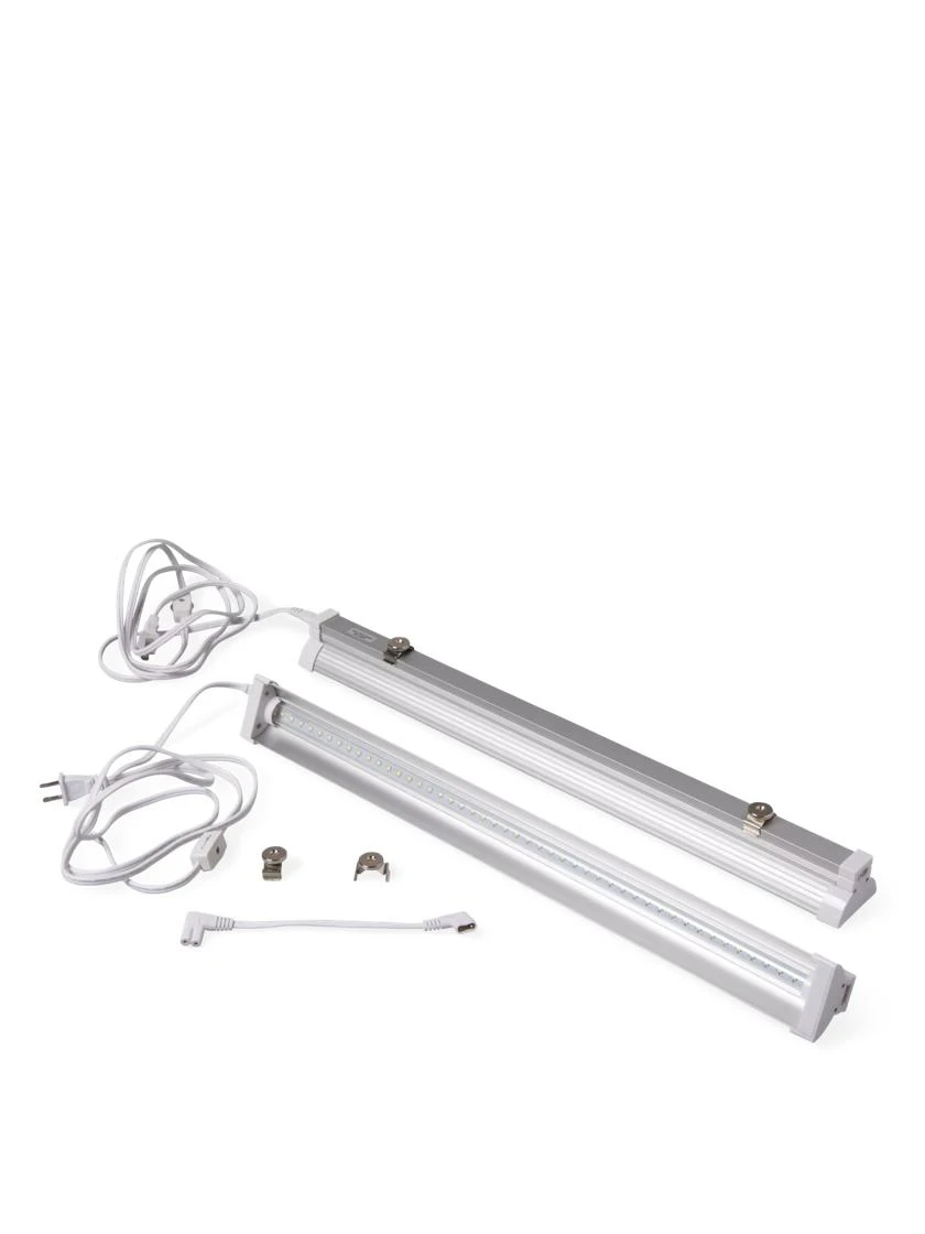 High Output LED Fixtures, 2' With Magnetic Clips, Set Of 2