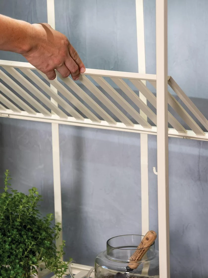 Oslo 2-Tier Plant Stand With Folding Shelves - Image 3