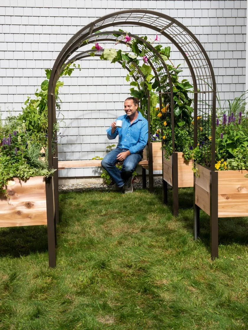2’ X 4’ Arch Trellis For Planter Boxes - Image 5