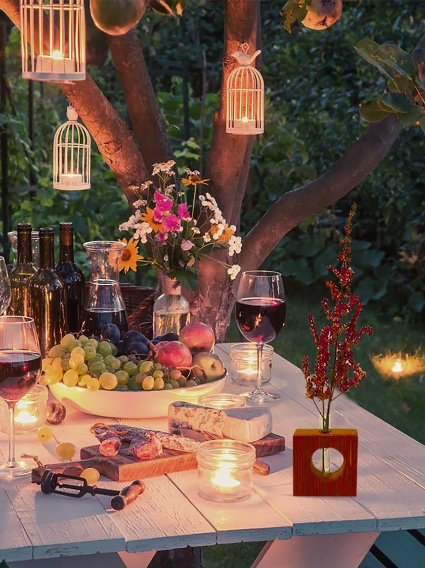 Wine Barrel Counter Top Vase Or Propagation Station - Image 5